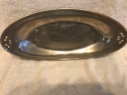 Vintage Farberware Oval Silverplate Tray (#488)