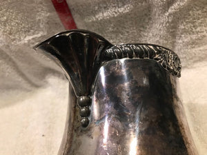 Vintage Large Wallace Silver Plate Pitcher (#464)